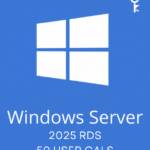 Windows Server 2025 Remote Desktop Services – 50 User CALs Certificate
